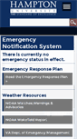 Mobile Screenshot of alert.hamptonu.edu