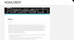 Desktop Screenshot of noaa-crest.hamptonu.edu