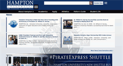 Desktop Screenshot of hamptonu.edu