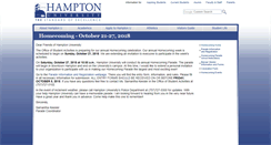 Desktop Screenshot of homecoming.hamptonu.edu