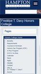 Mobile Screenshot of honorscollege.hamptonu.edu