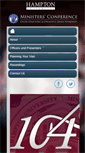 Mobile Screenshot of minconf.hamptonu.edu