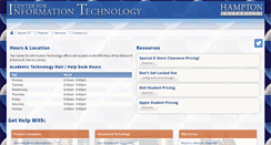Desktop Screenshot of cit.hamptonu.edu
