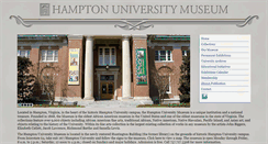 Desktop Screenshot of museum.hamptonu.edu