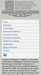 Mobile Screenshot of museum.hamptonu.edu